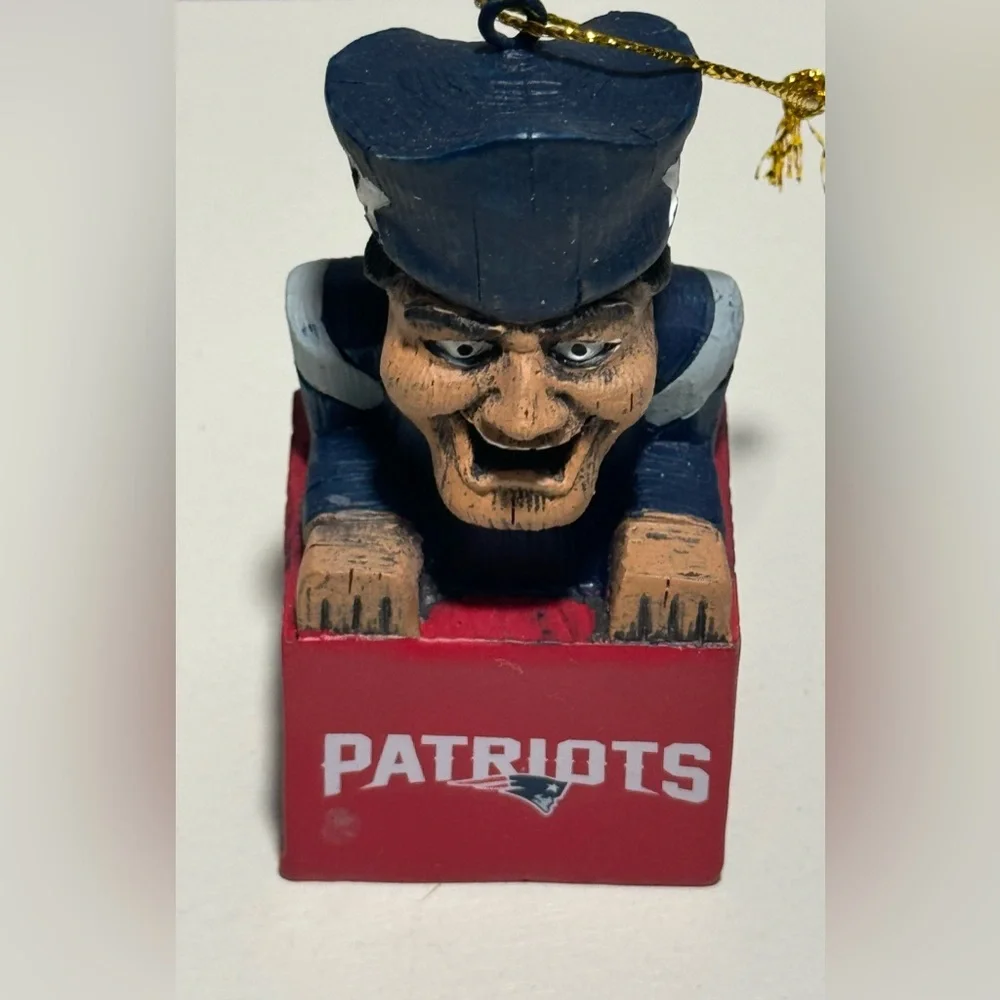 New England Patriot Mascot Tiki ornament